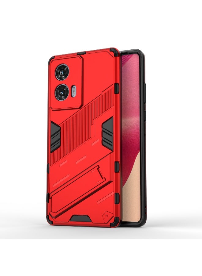 جولدن ماسك موتورولا موتو إيدج 50 فيوجن (Motorola Edge 50 Fusion)جراب بانك حماية من الخدوش(احمر) - Image 2